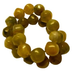 Aqua Green Handcrafted Beaded Bracelet Fits Most!